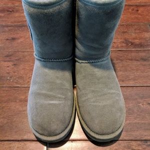 Uggs Classic Short Boots Grey/Gray Womens 7